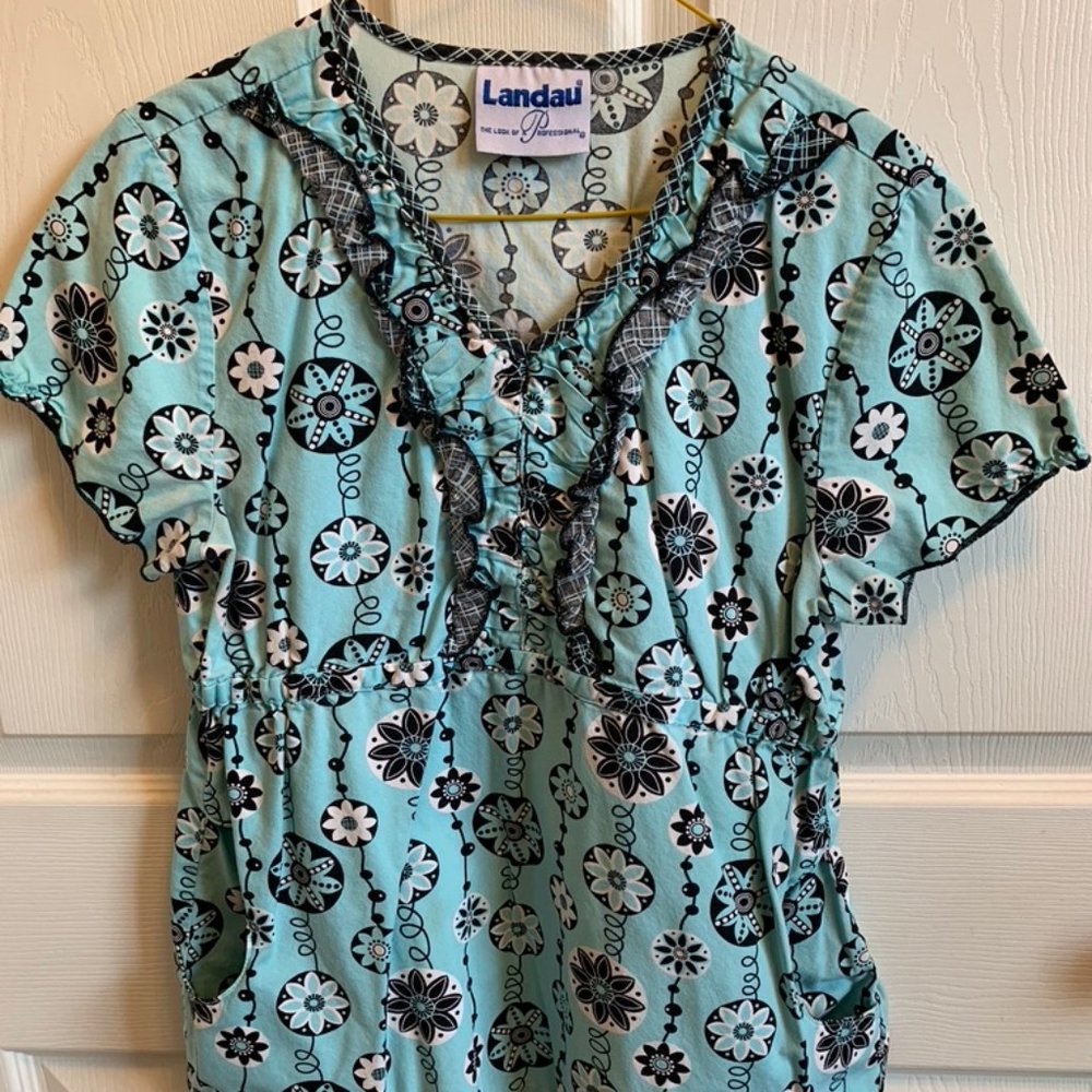 Landau Scrub Top Size XS